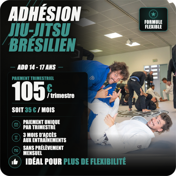 Adhésion ado 14 - 17 ans trimestriel