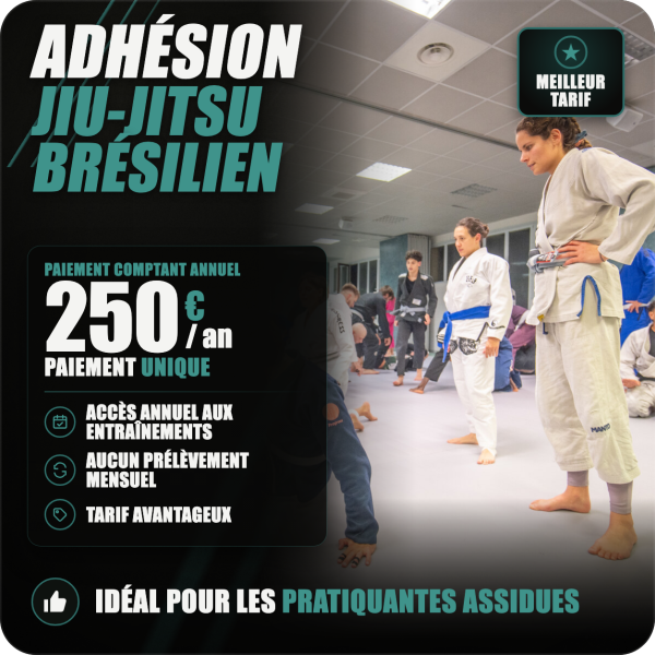 Adhésion adulte femme comptant 12 mois