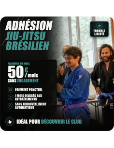 Adhésion adulte homme au mois