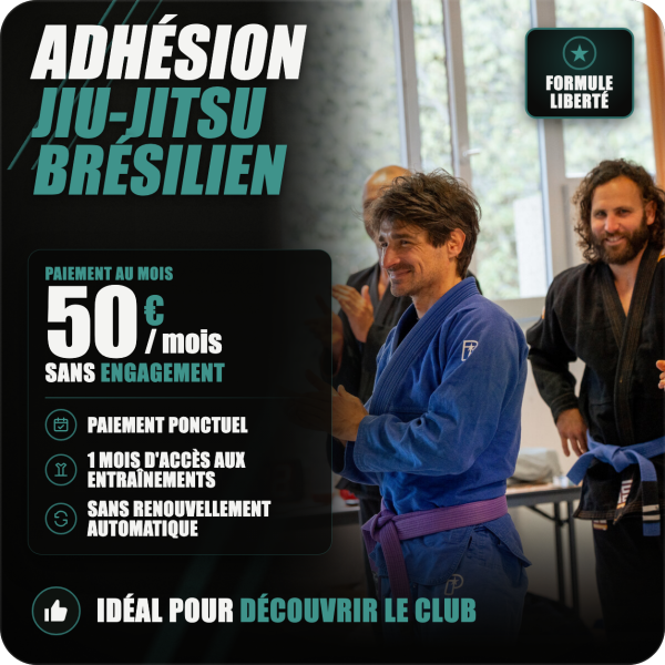 Adhésion adulte homme au mois