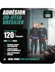Adhésion adulte homme trimestriel