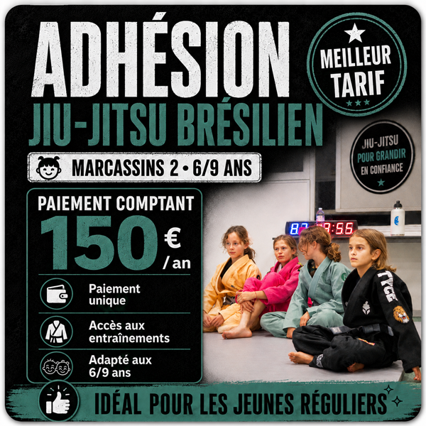 Adhésion Marcassins 2 : 6/9ans annuel comptant