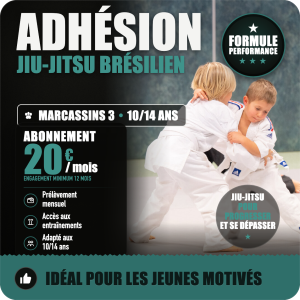 Adhésion Marcassins 3 : 10/14 ans abonnement
