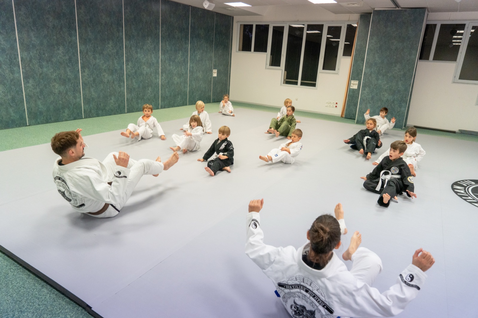 Cours des Marcassins, les enfants du club