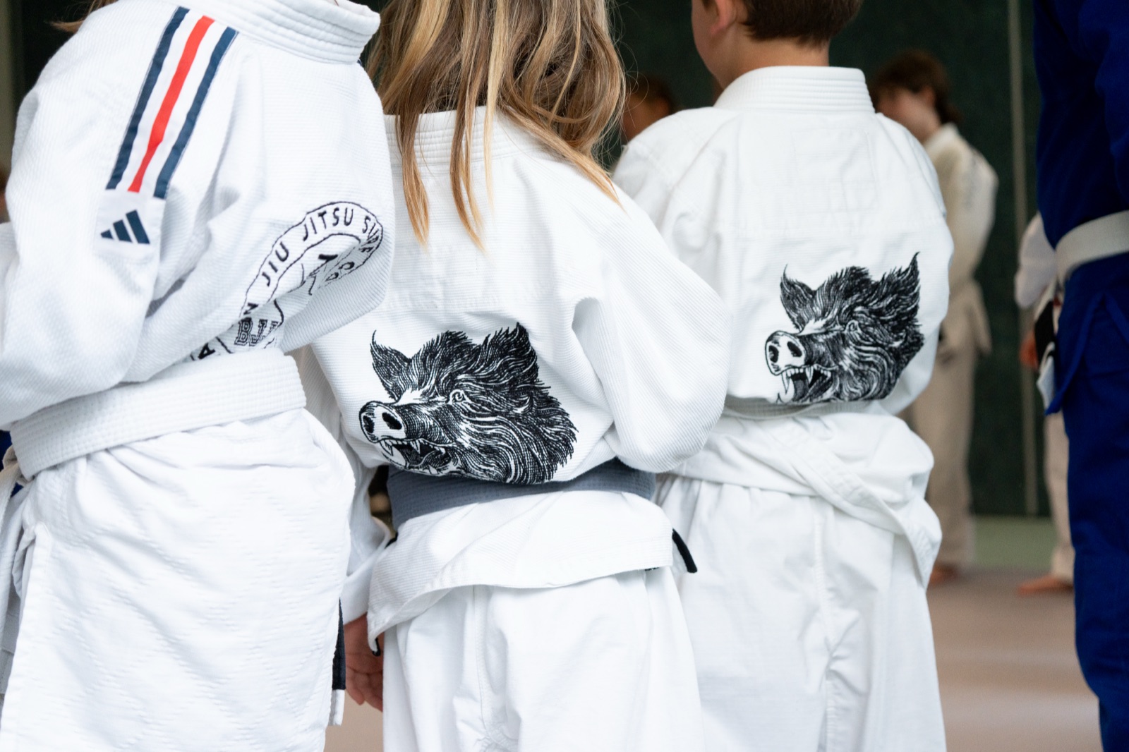 Cours de jiu-jitsu enfants — les Marcassins